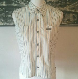 Calvin Klein Jeans Button Down Blouse